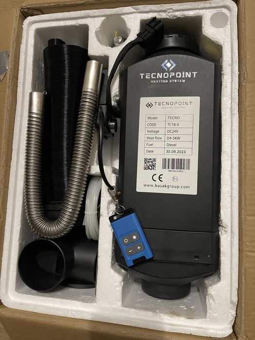 Автономний обігрівач дизельний Tecnopoint 5 кВт (24V) – Новий!