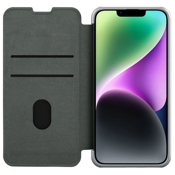Nillkin Qin Cloth Pro Case etui do iPhone 14 Plus pokrowiec z klapką