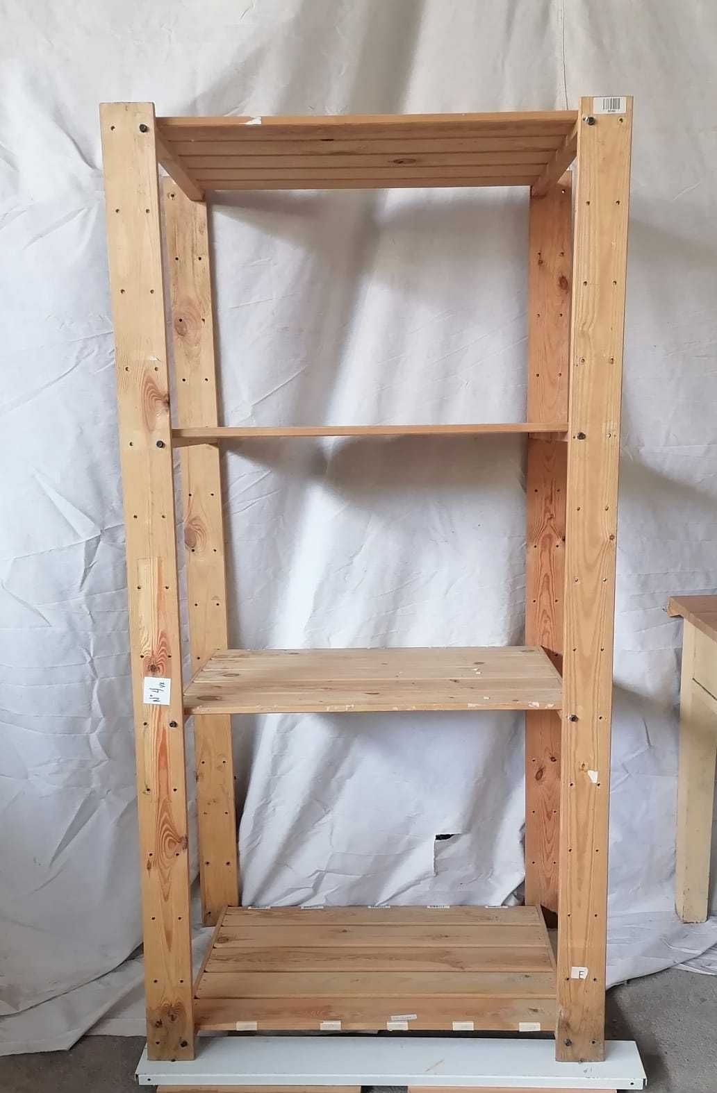 Estante Madeira Tipo Ikea Ivar com prateleiras, pinho, 88x50x174 cm