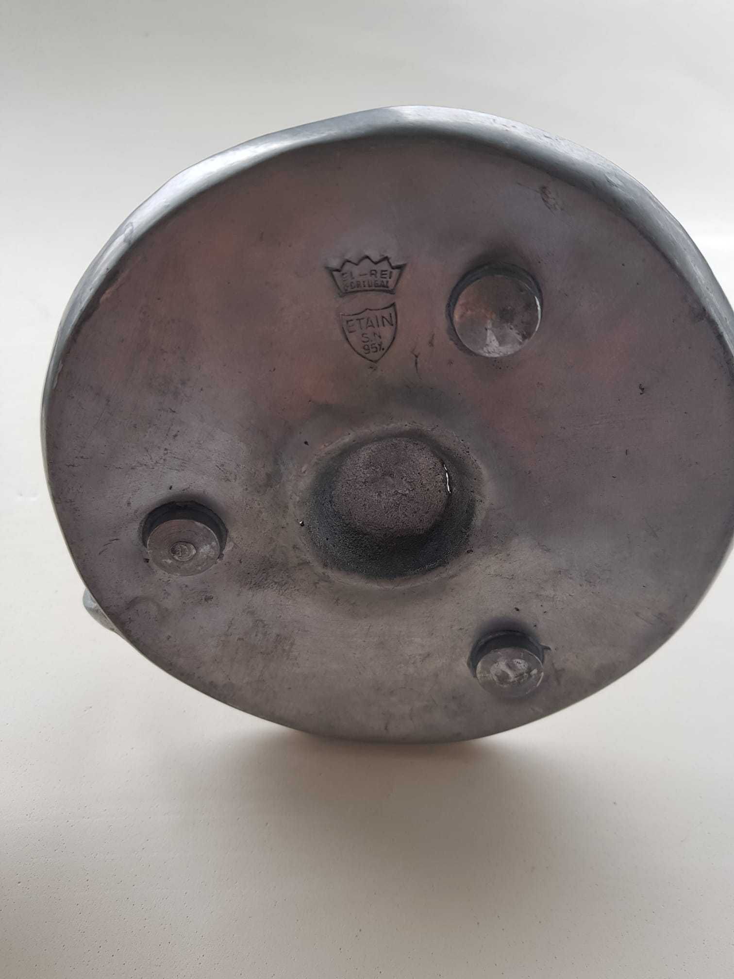 Par de Castiçais Vintage - Estanho Puro 95%