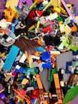 Klocki LEGO mix, używane  500g -  Figurki - Lego ze zdjęcia