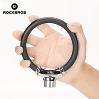 Велозамок Rockbros ring lock замок для велосипеда трос стальной ключ