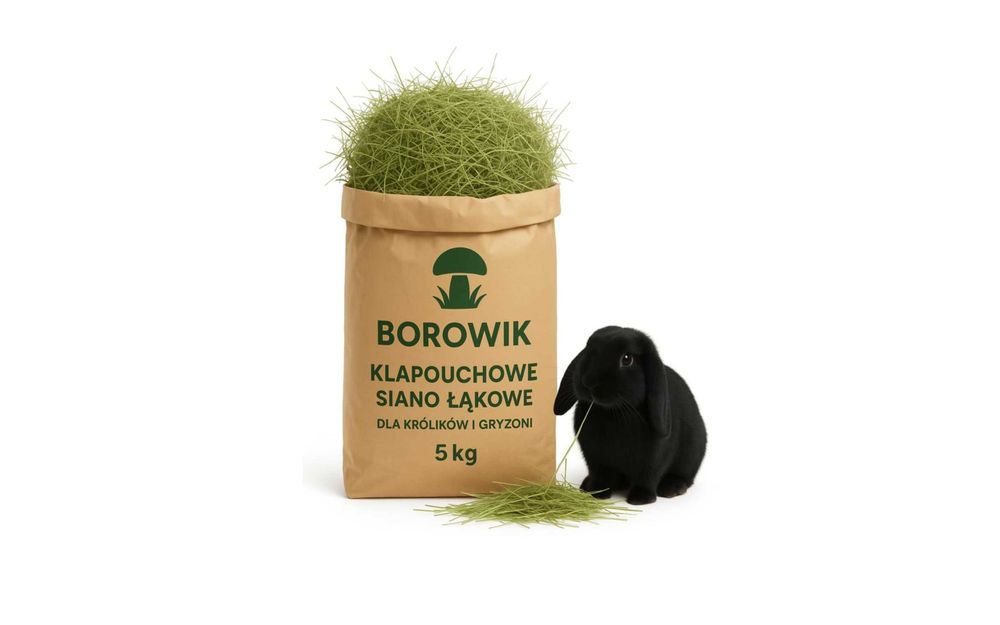 4 kg siano łąkowe KLAPOUCHOWE -  BOROWIK