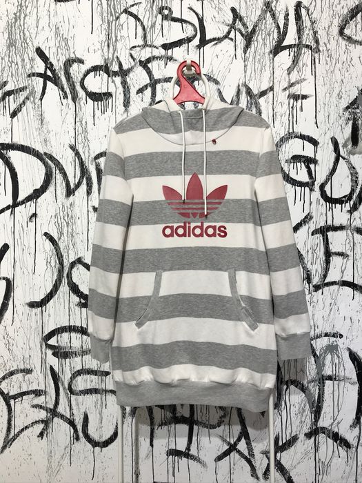 Туніка adidas, оригінал, біг лого, зручна, в смужку, м'яка