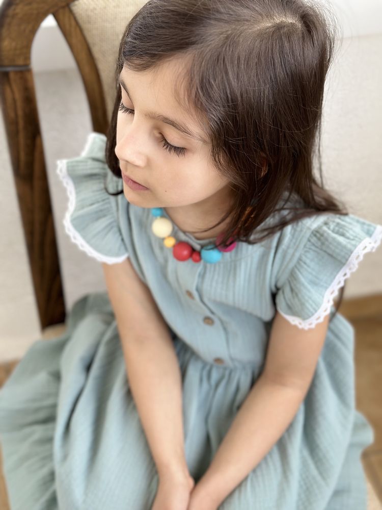 дитяча сукня з мусліну