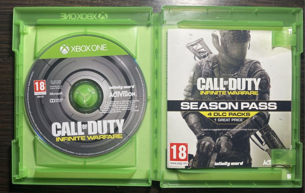 Fifa20….Call of  duty infinite warfare xbox