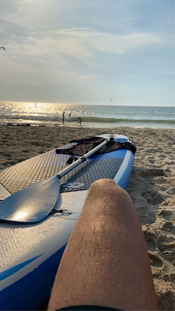 Prancha de Stand Up Paddle Insuflável 10’x30”x6” + Remo + Saco + Bomba