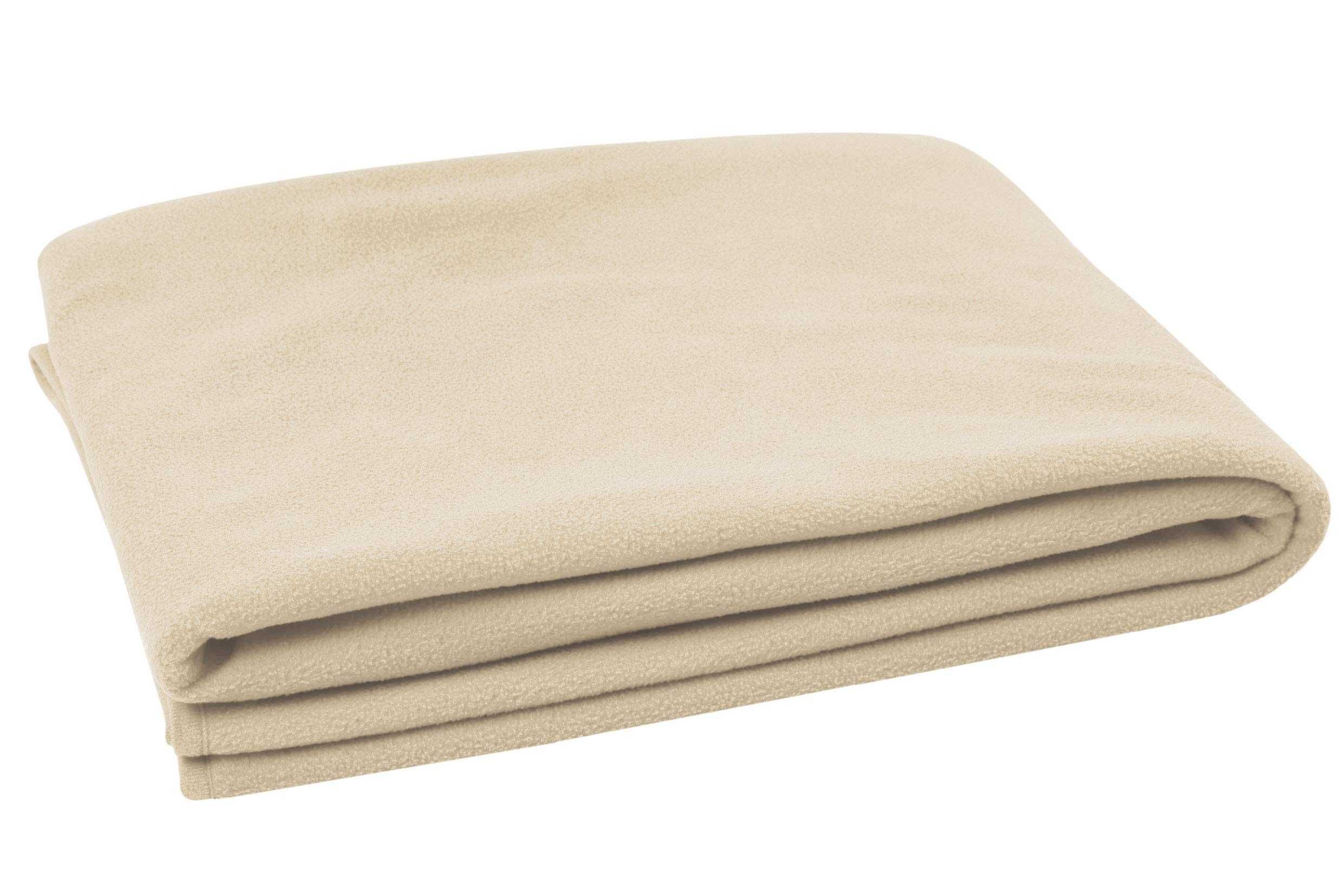 Nowy ręcznik(koc) z microfibry / 130x170 cm / Cappucino / 1124
