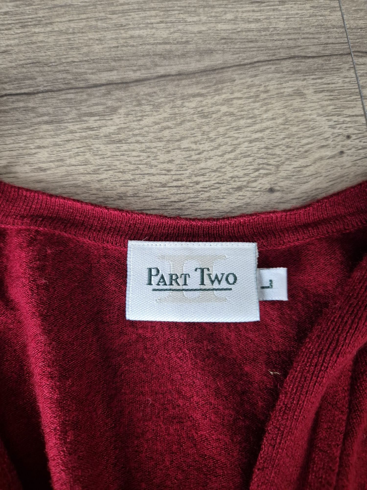 Part two sweter bordowy L