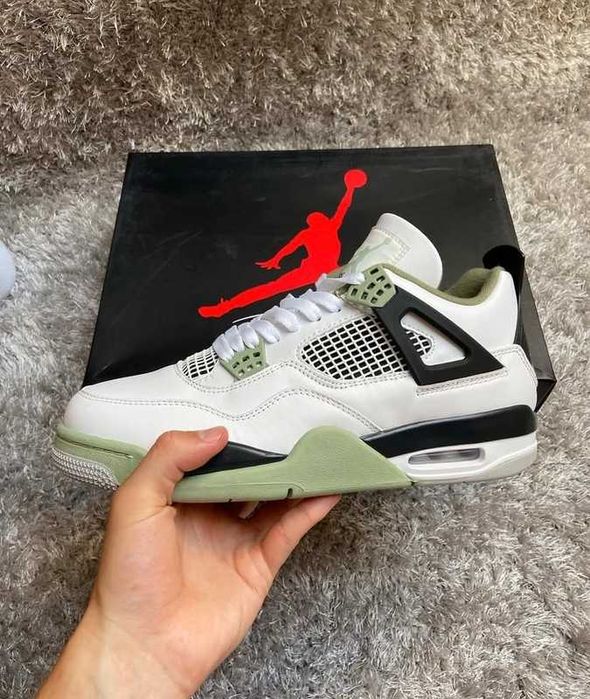 Buty meskie Mokasyny Air_Jordan_4_Seafoam_Green R.44