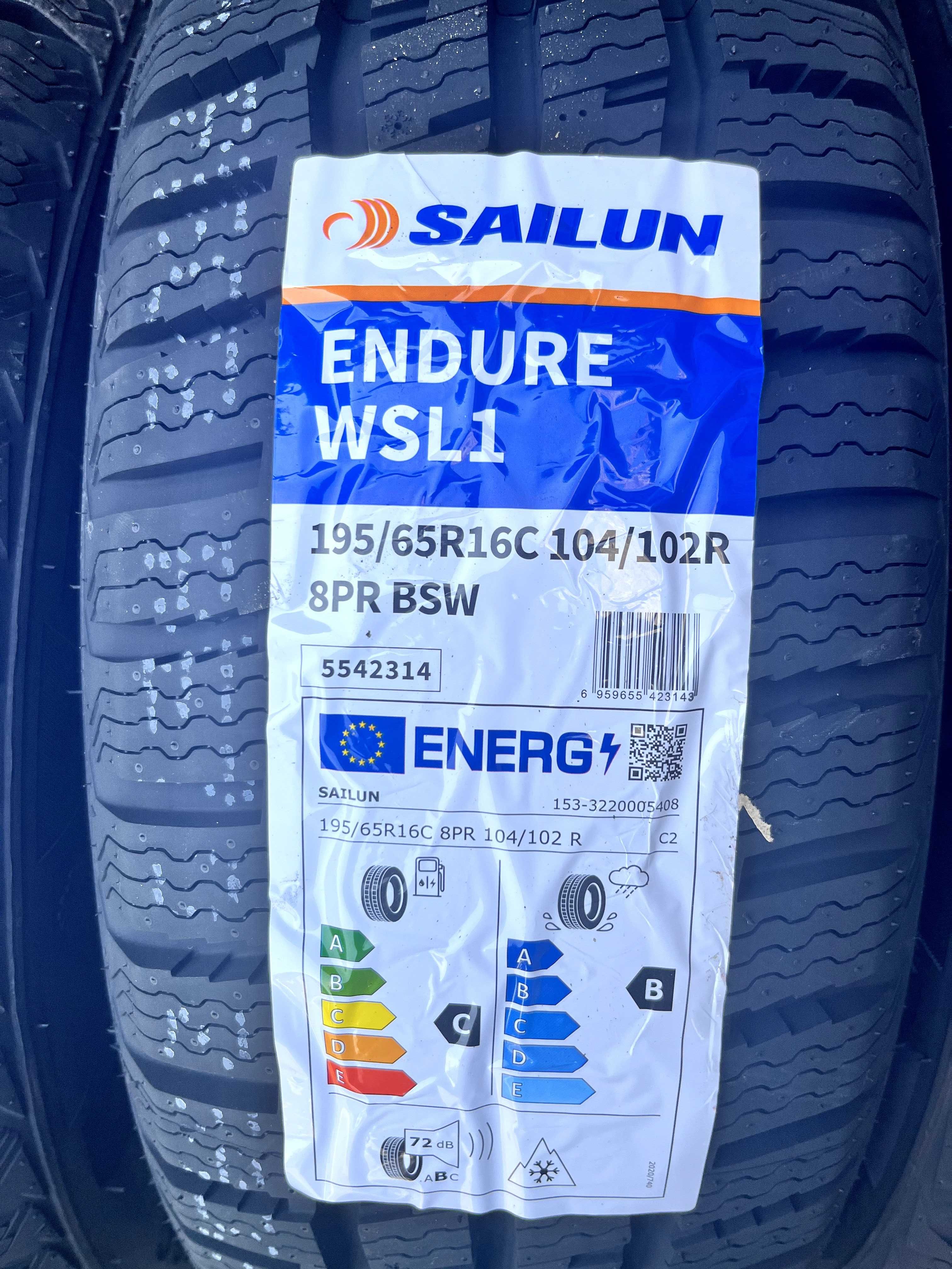 Okazja opony zimowe 195/65R16C 104/102R SAILUN ENDURE WSL1 2024r.