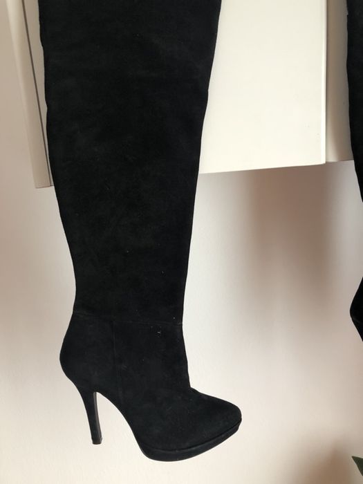 Over the knee boots em suede (tam: 37)