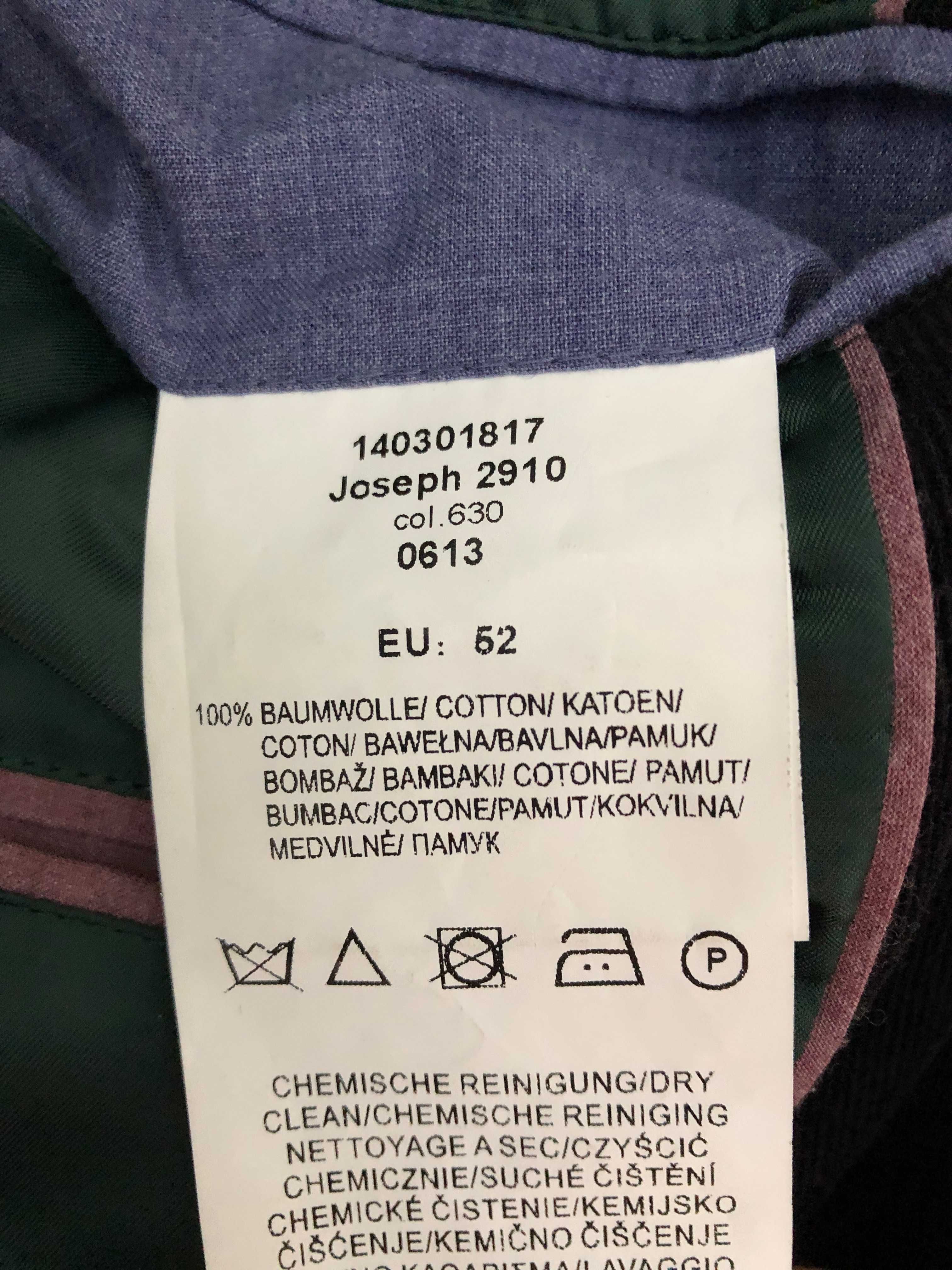 sztruksowa marynarka McNeal MCNEAL granatowa łaty na łokciach     r 52