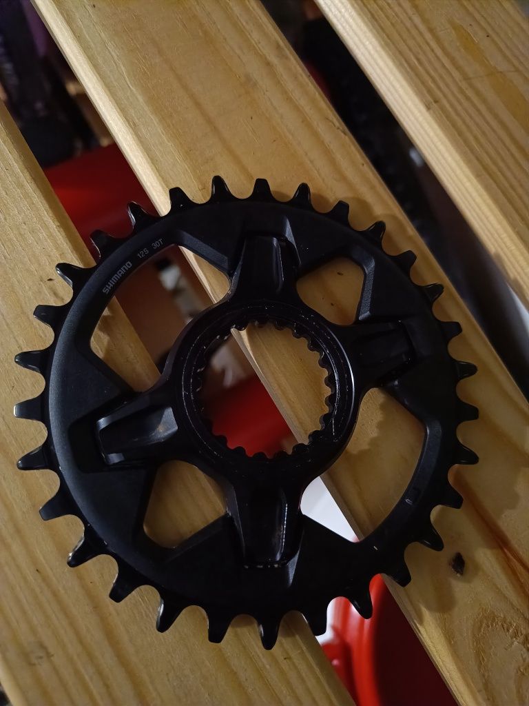 Roda pedaleira shimano XT 30 dentes direct mount
