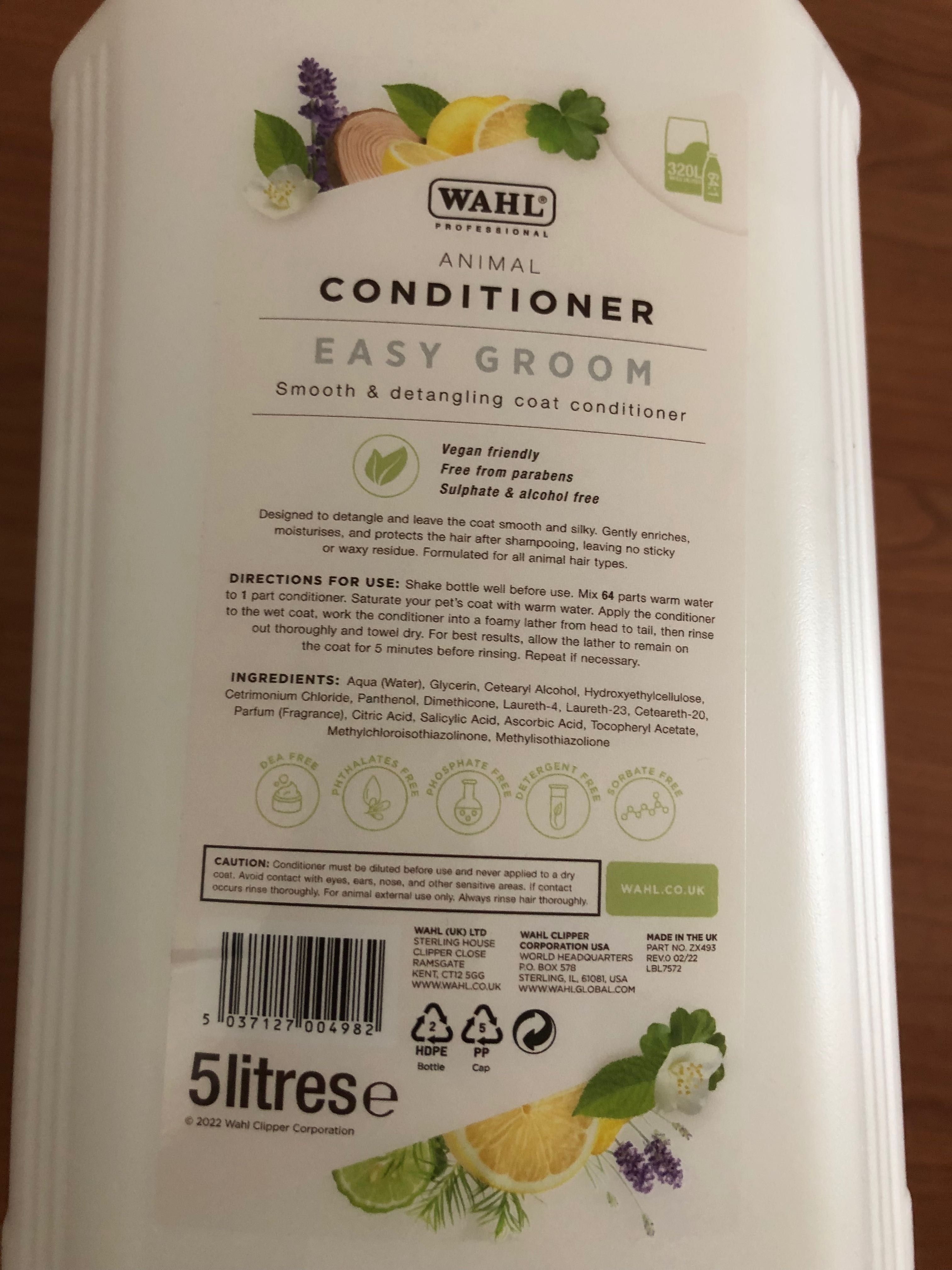 Wahl Easy Groom Conditioner кондиціонер для тварин