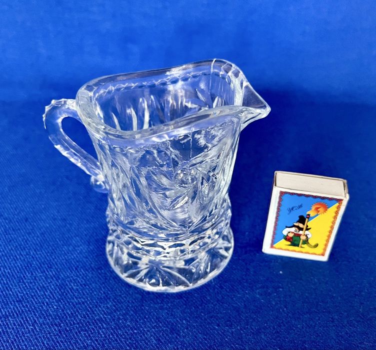 Хрусталь Bohemia: Сливочник Соусник Вазочка Чехия. Сахарница Шкатулка.