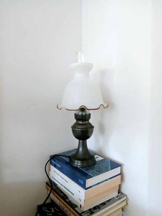 Lampka stojąca,  biurkowa, antyk