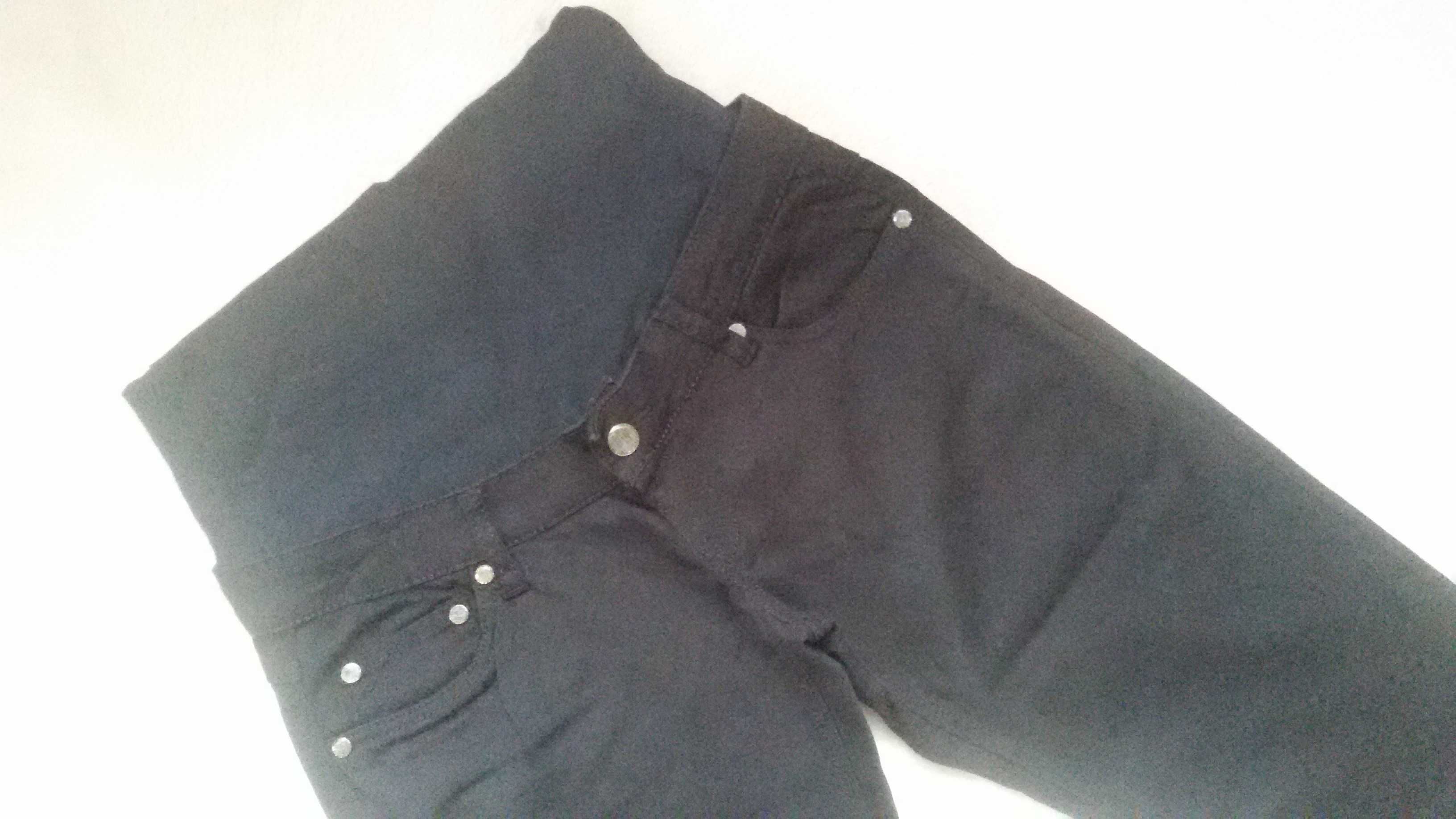 spodnie ciążowe czarne jeans dżinsowe eleganckie