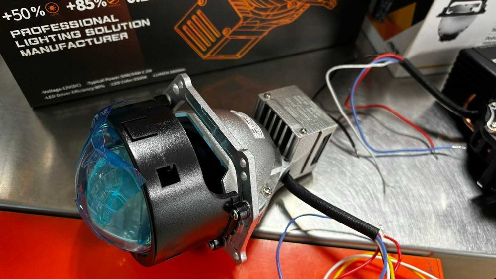 Лінзи BI LED лінзи в фару Decker AMS Drivex Sigma Cyclone Линзы в фару