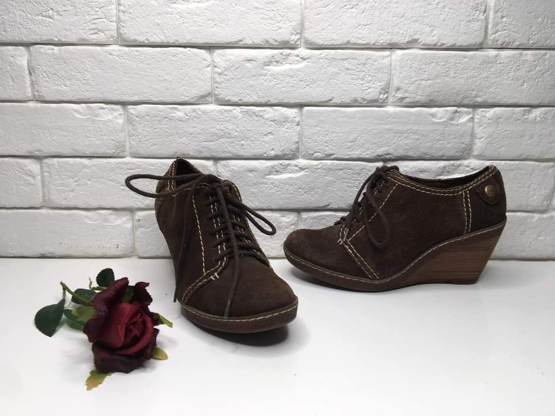 Botki skorzane Clarks Rozmiar 37,5