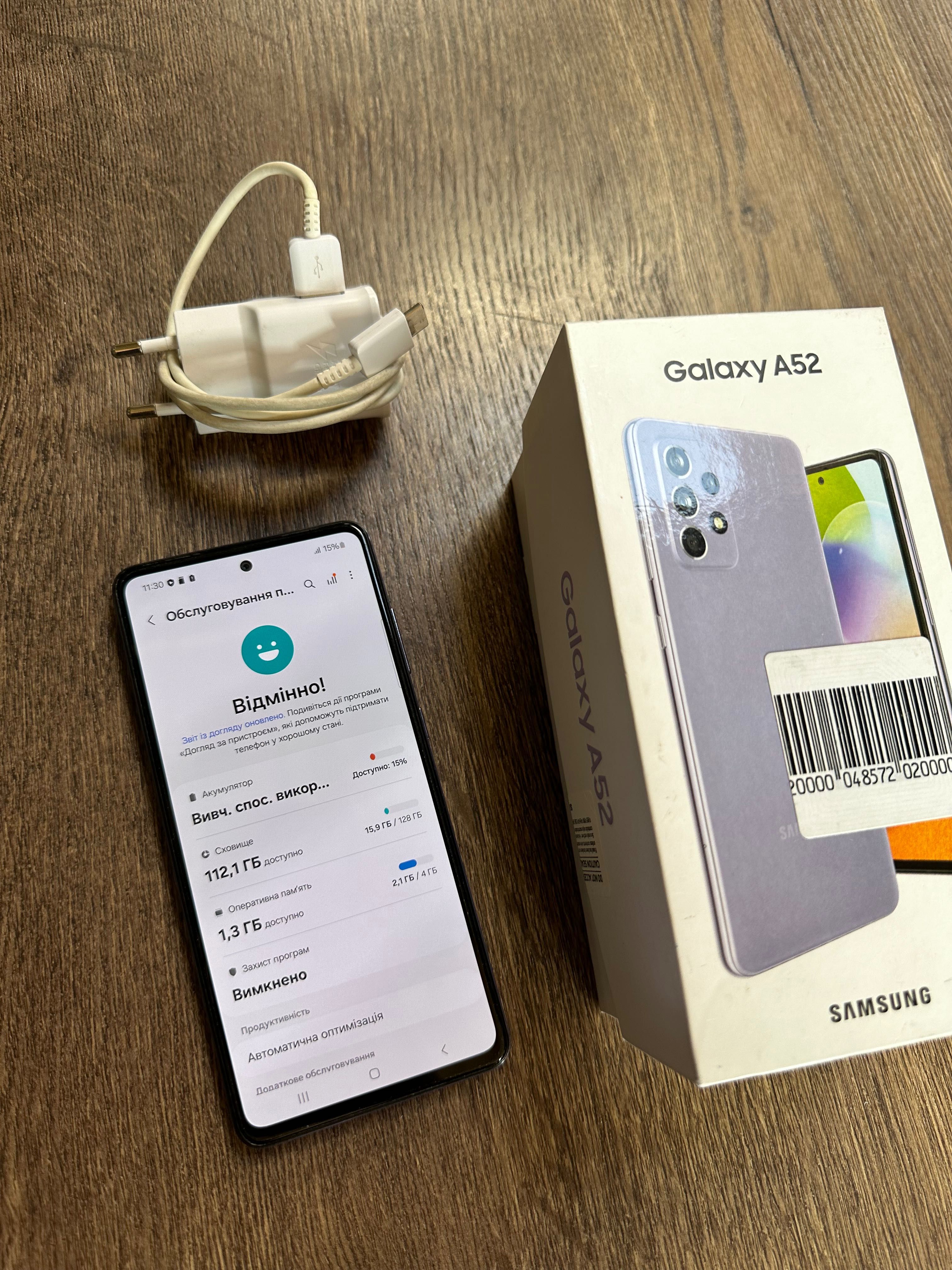 Samsung Galaxy A52 4/128 як новий