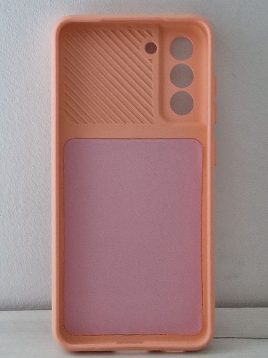 Camshield Soft do Samsung Galaxy S21 FE Łososiowy