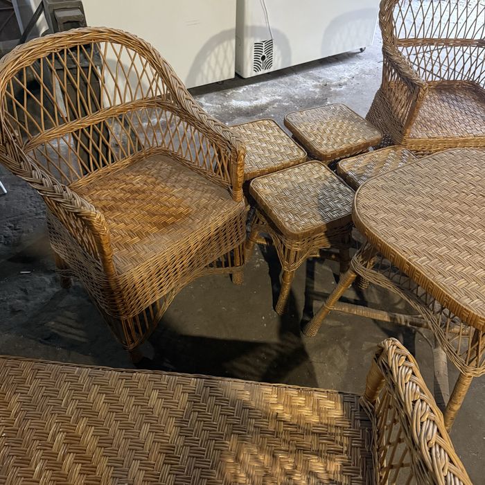 Комплект садових Меблів з Натурального Ротанга