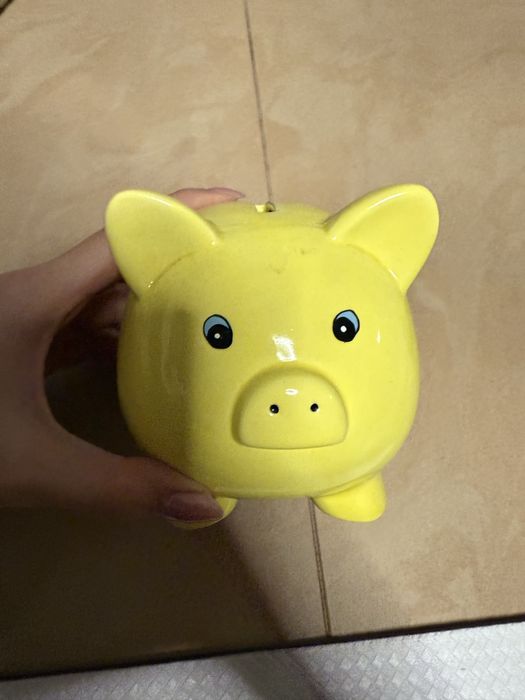 Swinka skarbonka zolta