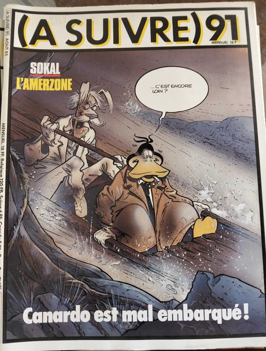 A SUIVRE 4 revistas de banda desenhada de 1985