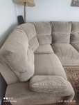 Sofa narożna beżowa