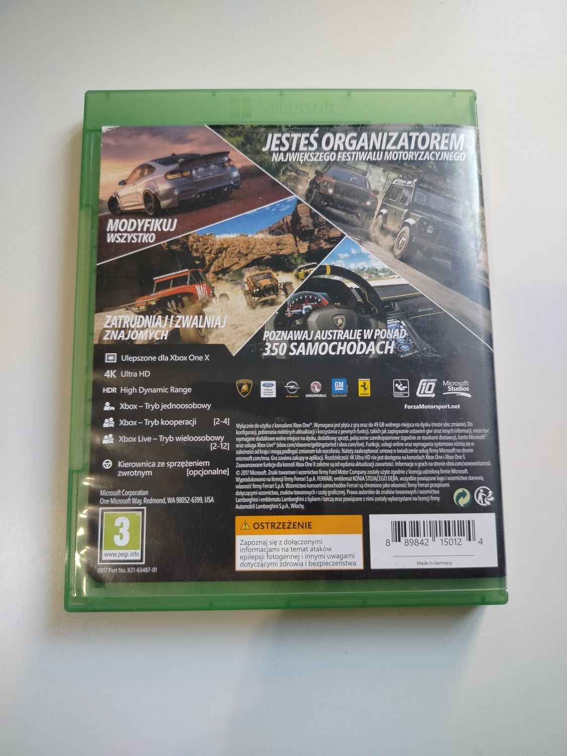Gra Forza Horizon 3 Polska PL Xbox One S X Xbox Series X
