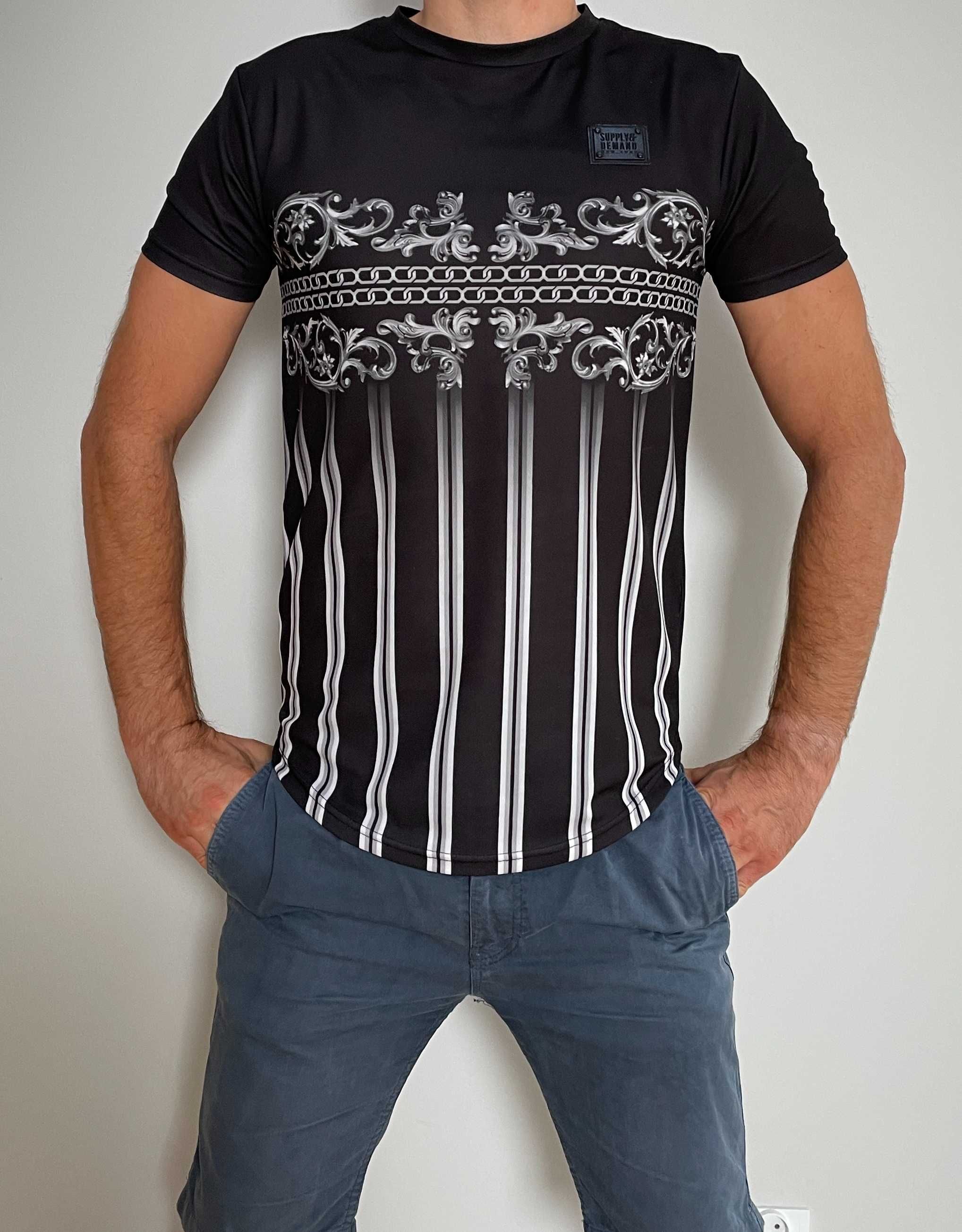 Koszulka męska elegancka Supply & Demand - rozmiar M/L