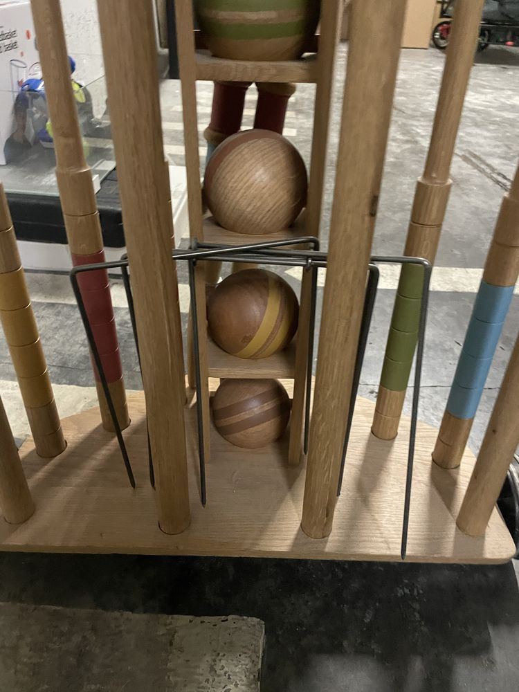 Jogo croquet para exterior