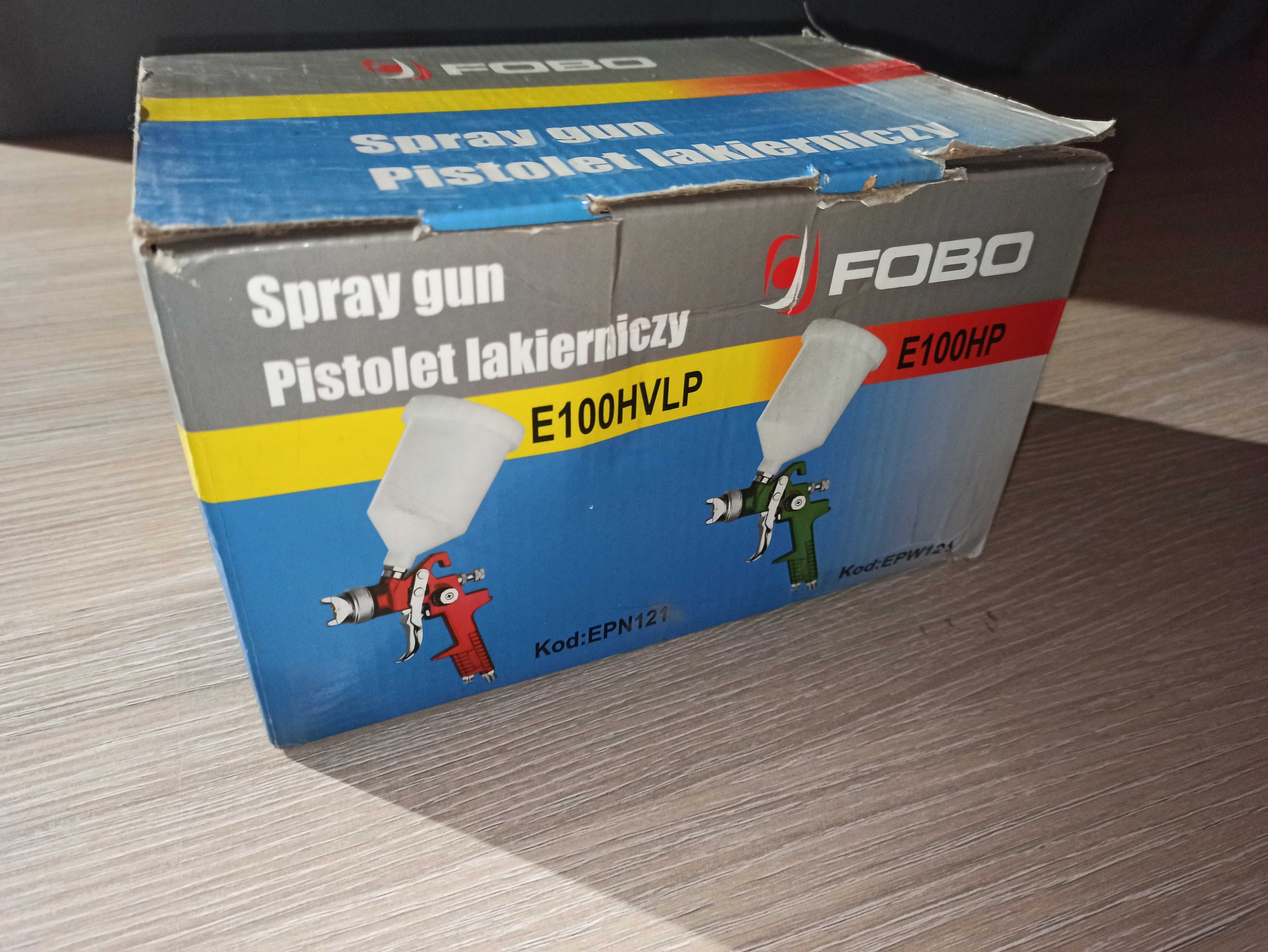 Pistolet lakierniczy HVLP E100 Fobo + dysza 1,2 mm Tanio!
