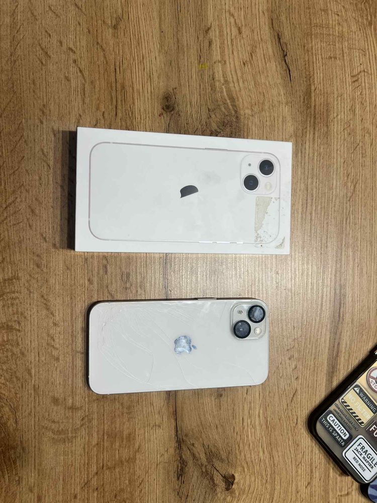 Iphone 13 biały 128gb starlight 86% zbity tył ładny OKAZJA!!