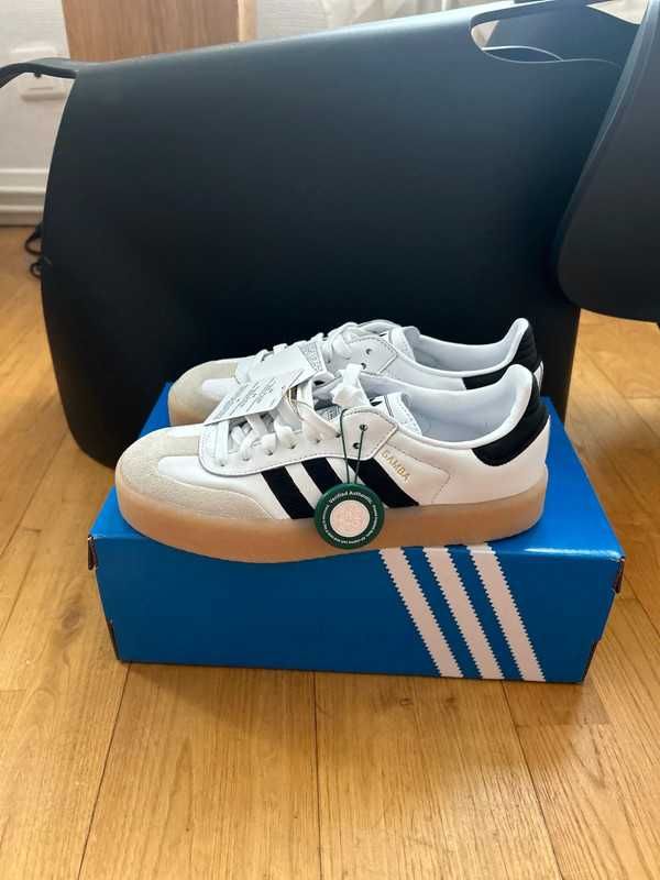 adidas Sambae White Black Gum (Women's)    41