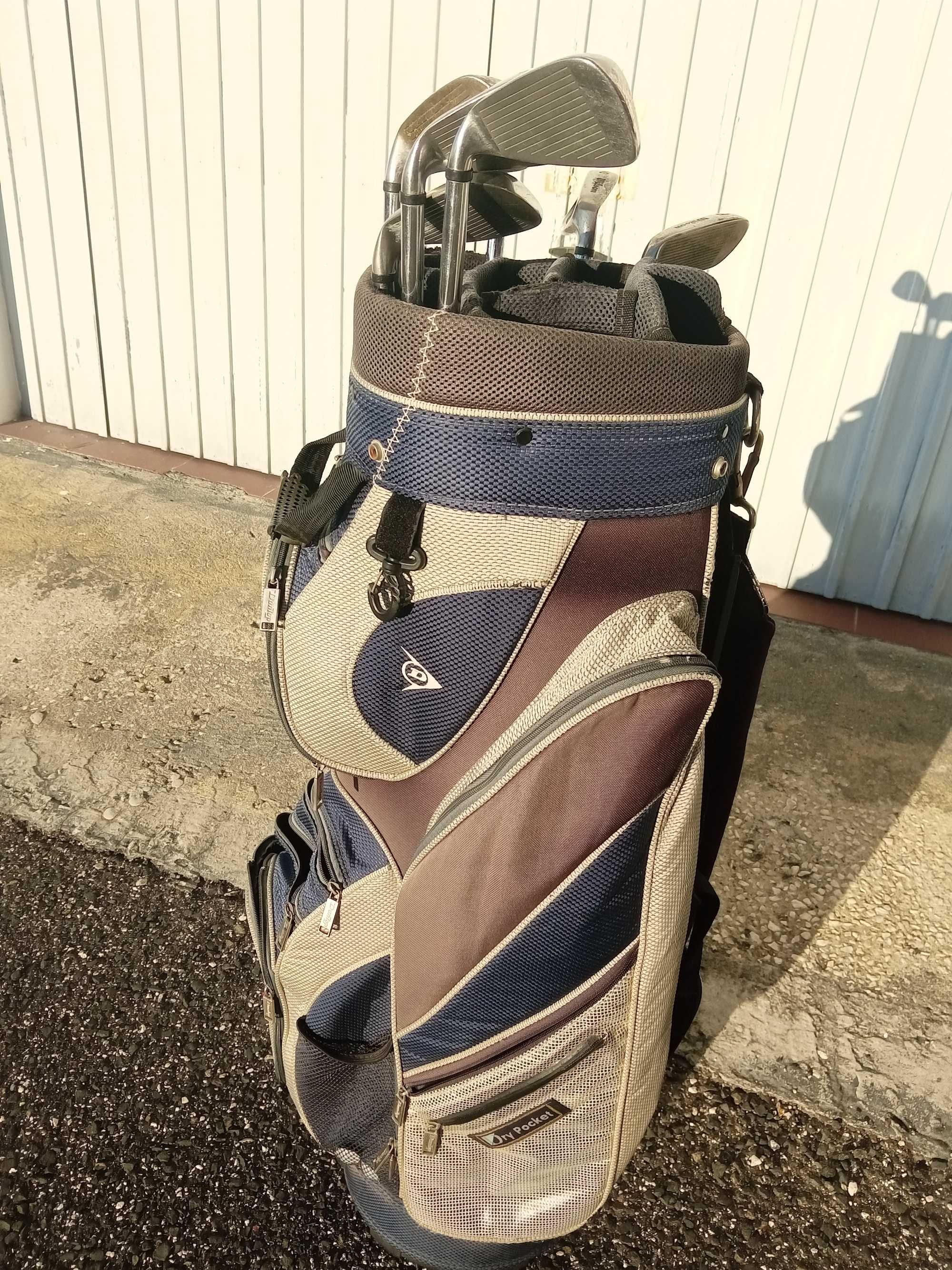 Set Tacos Golfe Wilson e Saco Dunlop