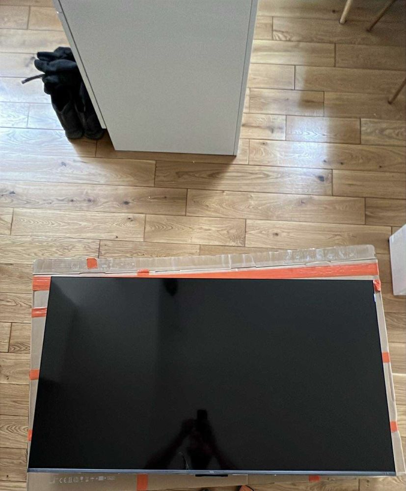 Telewizor TCL 55C655 uszkodzona matryca, komplet , pudelko