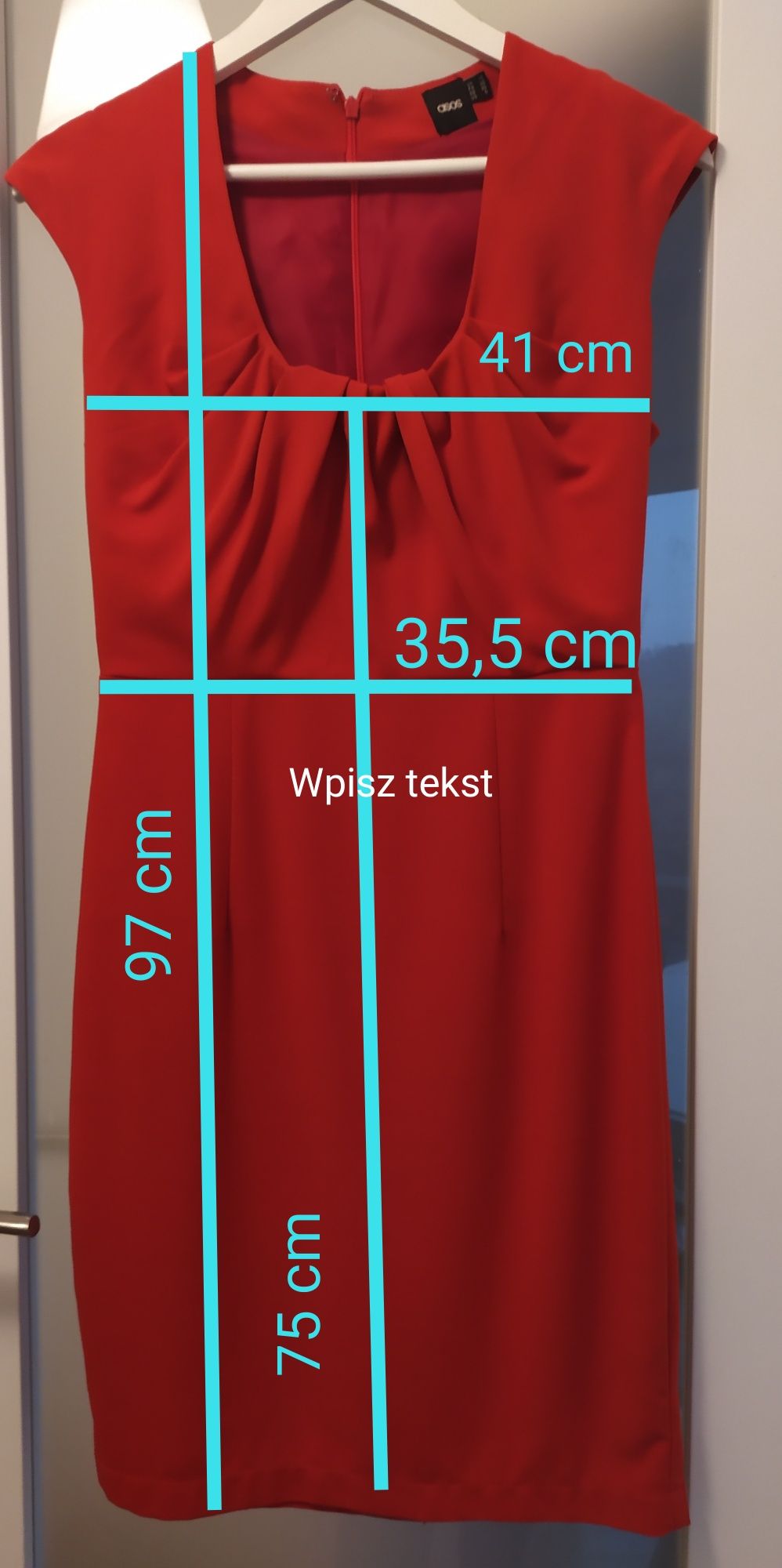 Sukienka damska czerwona