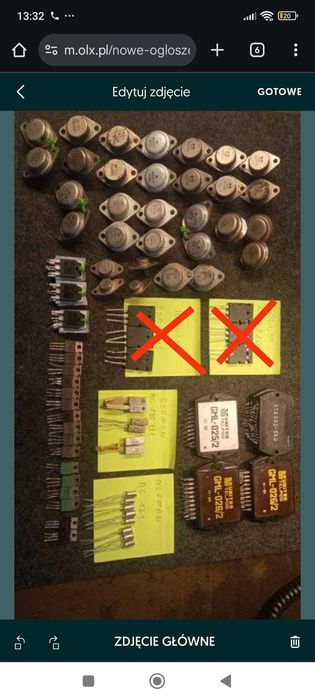 Tranzystory 2N3055, AC180-181, AC121 i wiele innych