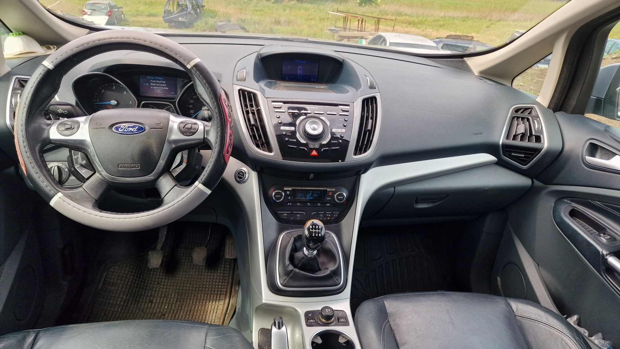 Ford C-max 2010r 1.6 Tdci/Lekko uszkodzony/Odpala jezdzi/Start stop/