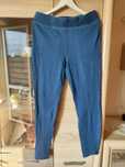 Spodnie leginsy jeansowe damskie L