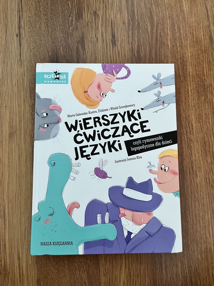 Książka wierszyki ćwiczące języki