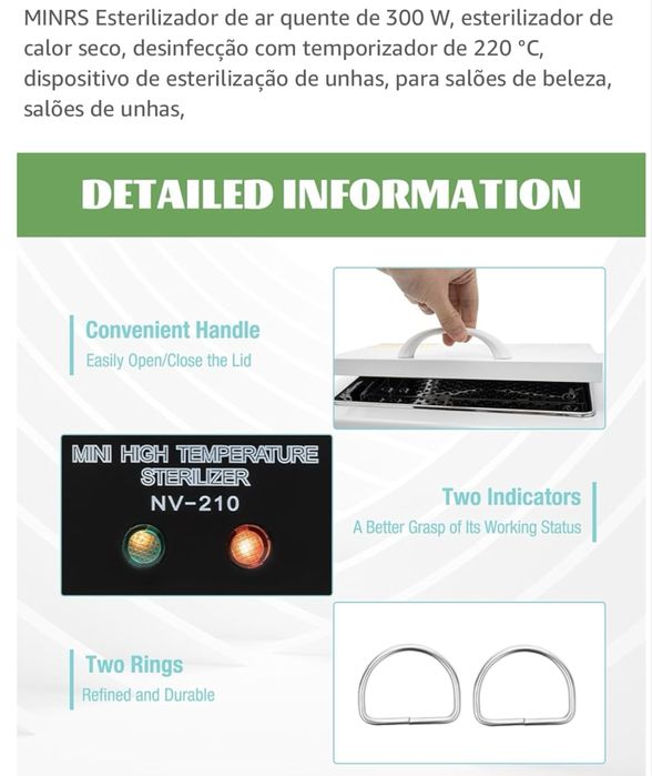 Esterilizador a vapor estética ou outro