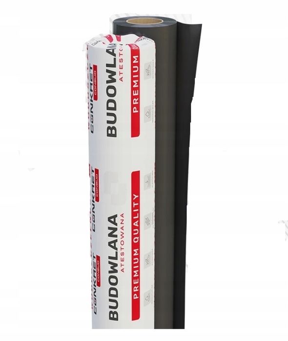 Folia budowlana 0,2 mm 5x20 m atestowana PREMIUM Conkret Conbud