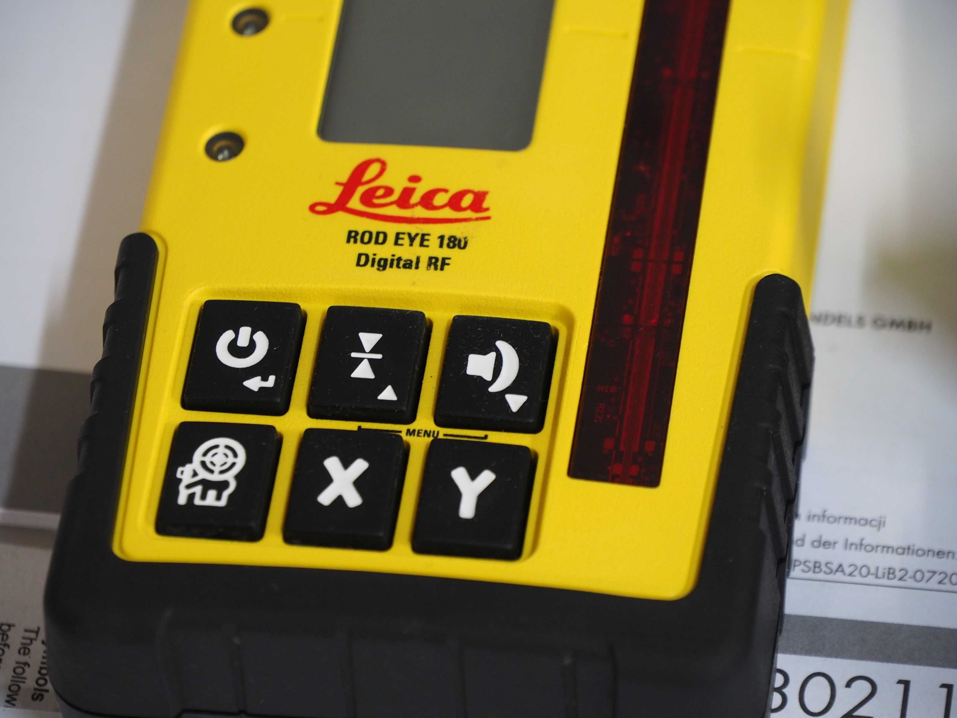 LEICA ROD EYE 180 detektor czujnik promenia laser niwelator topcon cst