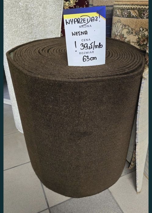 3 metry wełnianego chodnika