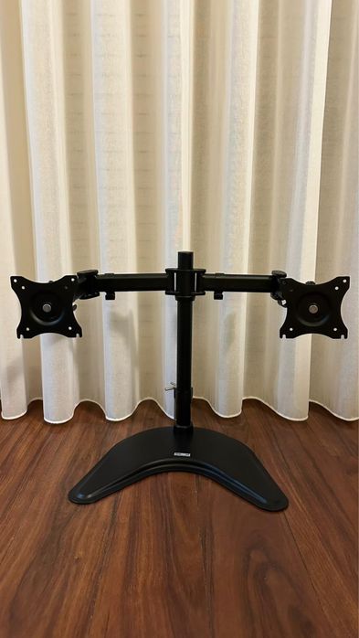 suporte monitor duplo secretária