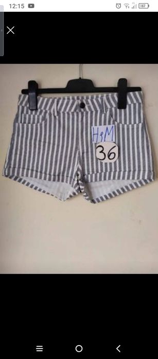 Calções ganga senhora tam 36 Stradivarius zara