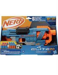 Боастер Nerf Elite 2.0 Commander RD-6 Dart Blaster, 12 Darts